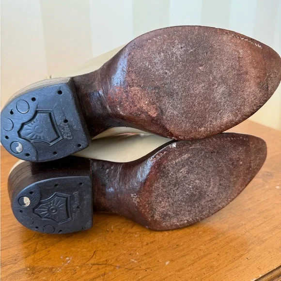 Ralph Lauren Selene Lucchese Red Western Boots 8C - Picture 10 of 15